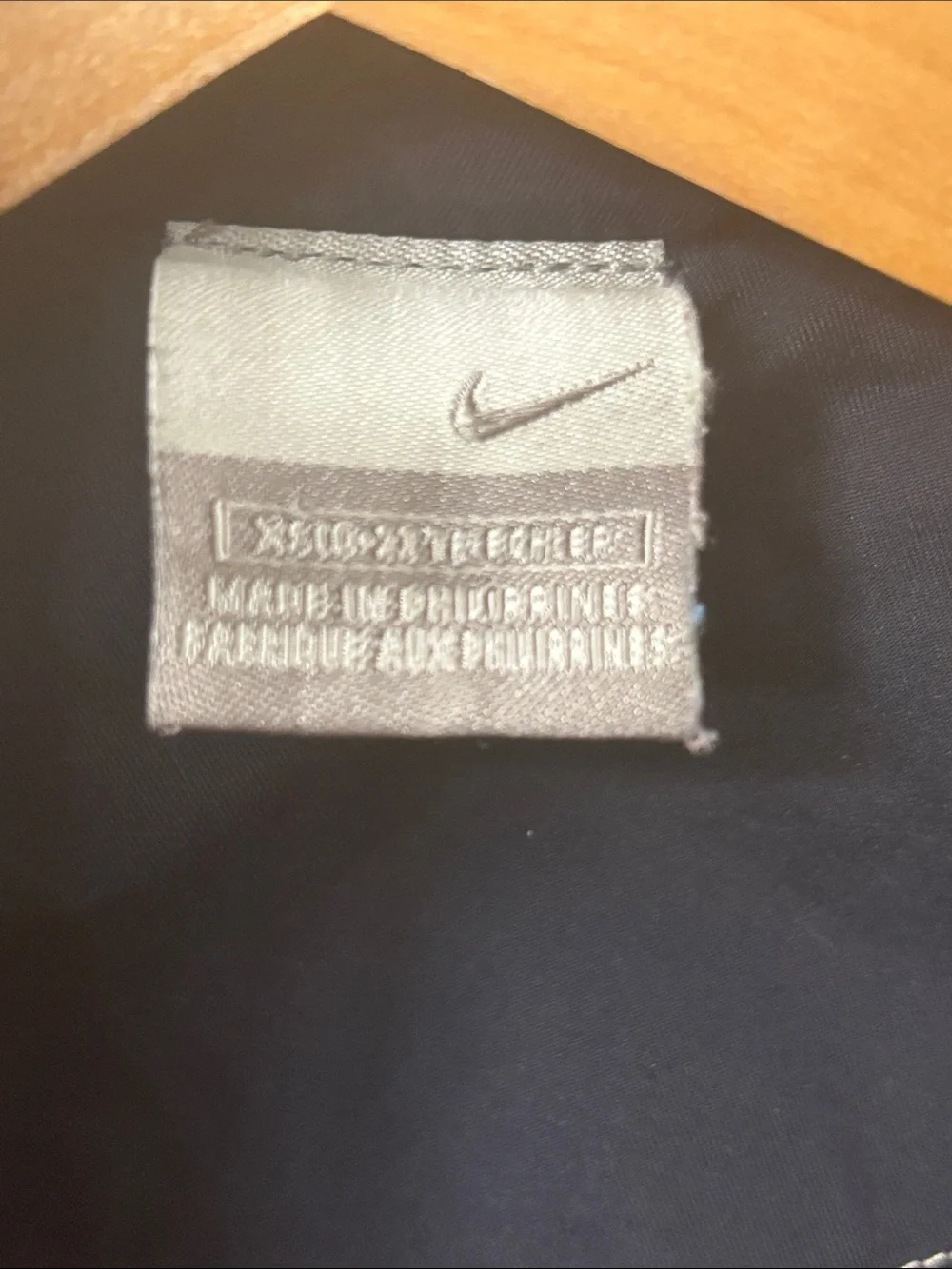 vintage navy blue Nike full-zip jacket Sz XS
